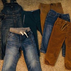 Lot toddler boy long pants
